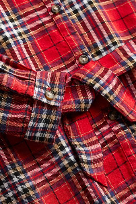 Red/plaid Shirt Dress for kids | H&M CA