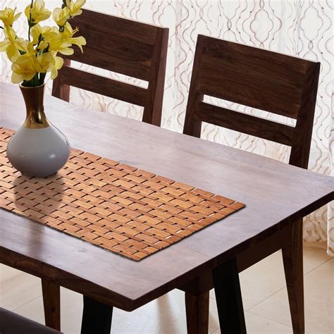 Buy Habitat Ebony Bamboo Table Runner from Home Centre at just INR 1699.0