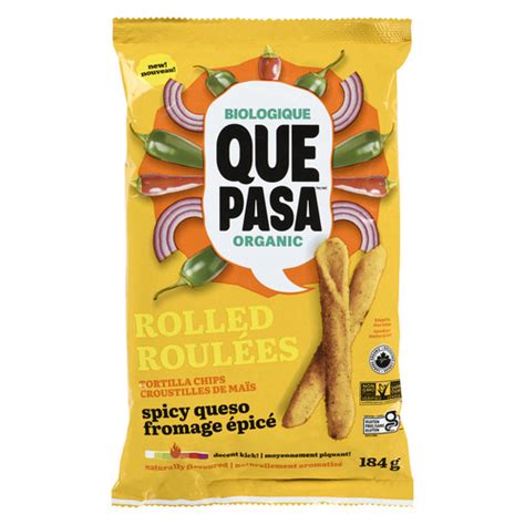 Buy Que Pasa Rolled Tortilla Chips Spicy Queso 184 g | Sobeys Inc.