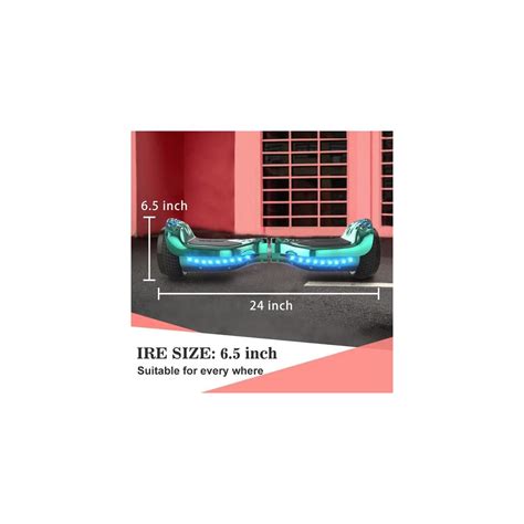 Buy ಕ್ರಿಸ್ಟಲ್ ಲೈಟ್ ವ್ಹೀಲ್ ಹೋವರ್ ಬೋರ್ಡ್, ಹೊಸ ಆವೃತ್ತಿ ಬ್ಲೂಟೂತ್ ಹೋವರ್ ...