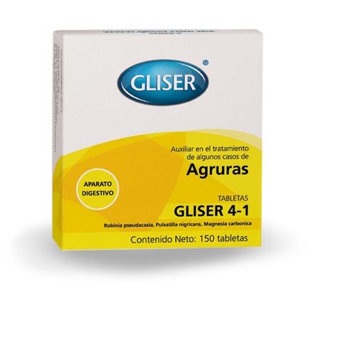 Gliser 4-1 Agruras – Farmacia Homeopática Gliser