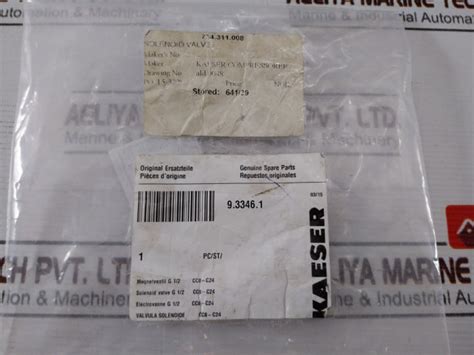 Buschjost 8253222.8001 Solenoid Valve With Device Socket 1258133 230V ...