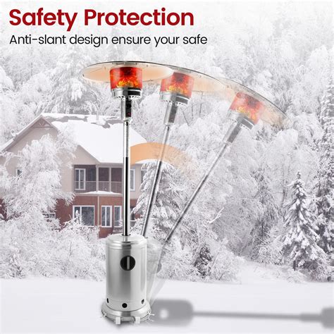 Angelbee 48000 BTU Outdoor Patio Propane Heater, Stainless Steel ...