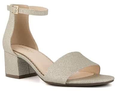 Buy LONDON FOG Women's Nikki Low Two Piece Block Heel Dress Shoe Ladies ...