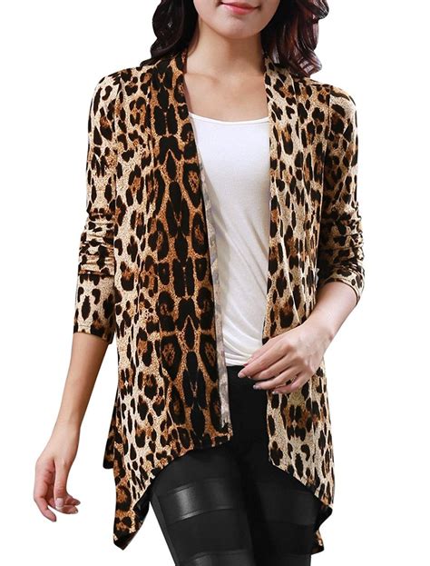 Women's Clothing, Sweaters, Cardigans, Women Long Sleeves Open Front ...