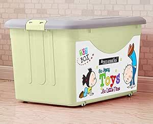 TIED RIBBONS Kid's Plastic Stackable Storage Organizer Box Container ...