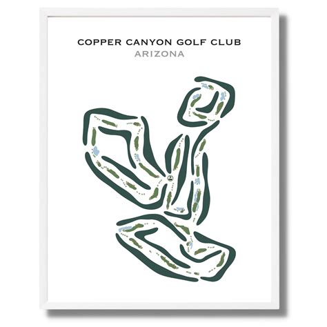 Buy the best printed golf course Copper Canyon Golf Club, Arizona