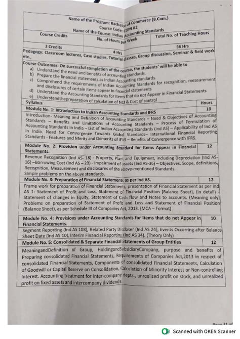 IAS Syllabus Overview and Key Topics for Study - Course COM A2 - Studocu