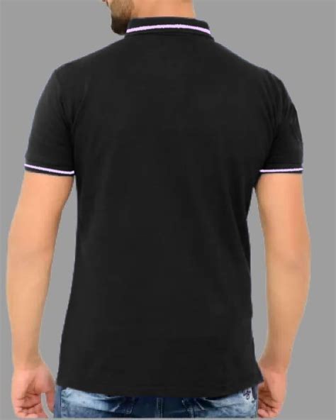 Logo Black Polo T Shirt