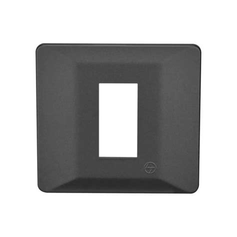 CB91101FG11 entice 1 module plate- Charcoal Grey – Dhupar Brothers ...