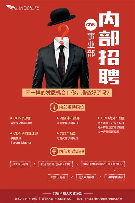 网宿CDN内部招聘海报设计|平面|宣传物料|拽拽滴鱼 - 原创作品 - 站酷 (ZCOOL)