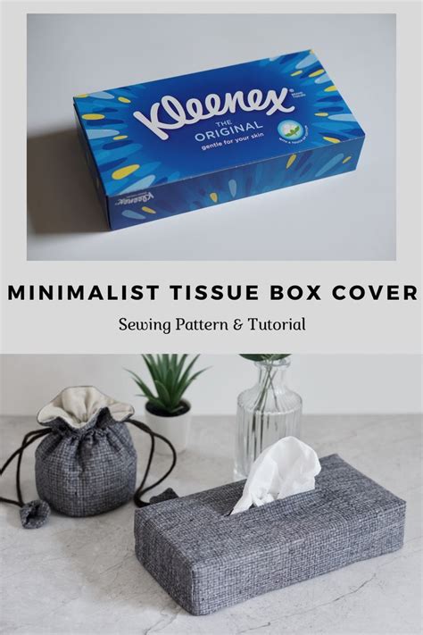 Sewing Pattern for Tissue Box Cover 的图像结果