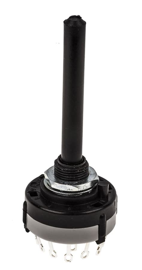 CK1042 Lorlin | Lorlin, 3 Position 4PST Rotary Switch, 150 mA@ 250 V ac ...