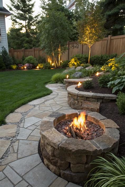 22+ Inspiring Stone Fire Pit Ideas for Your Backyard