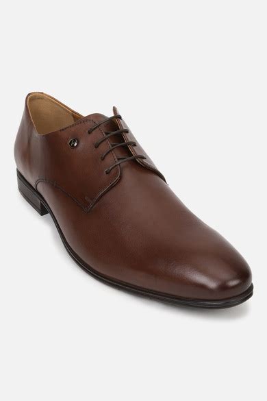 Buy Men Brown Lace Up Shoes Online - 941764 | Van Heusen