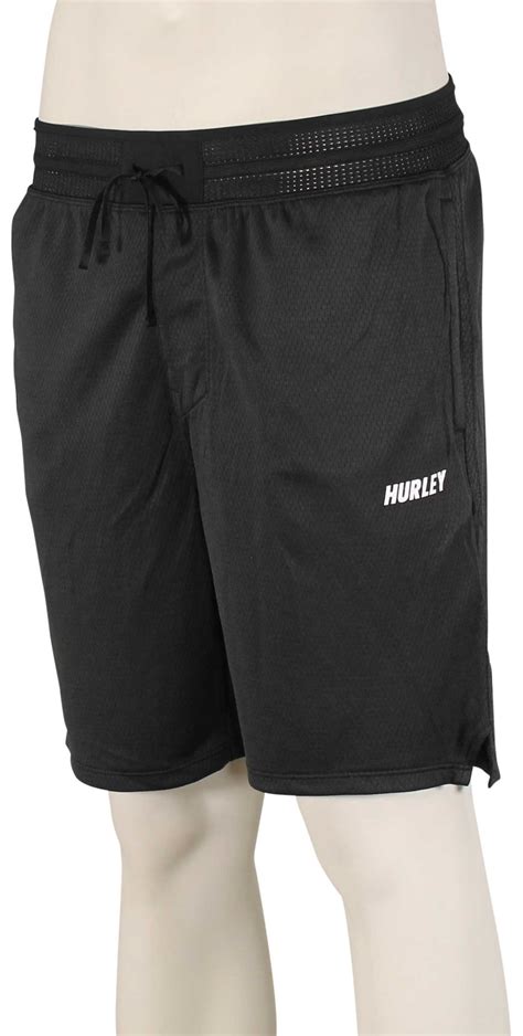 Hurley Explore Trails Mesh Athletic Shorts - Black