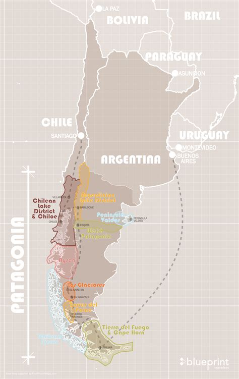 Patagonia Region Map