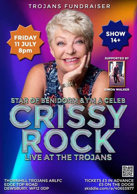 Chrissy rock ft Simon walker , Thornhill Trojans, Dewsbury, 11 July ...