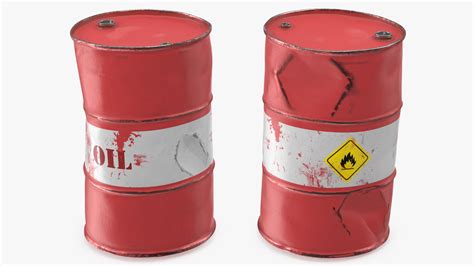 Rusty Crude Oil Barrel 3D | 3D Molier International