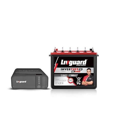 Livguard Inverter & Battery Combo |LG1550i_IT 1642TT |LG1550i - 1250 VA ...