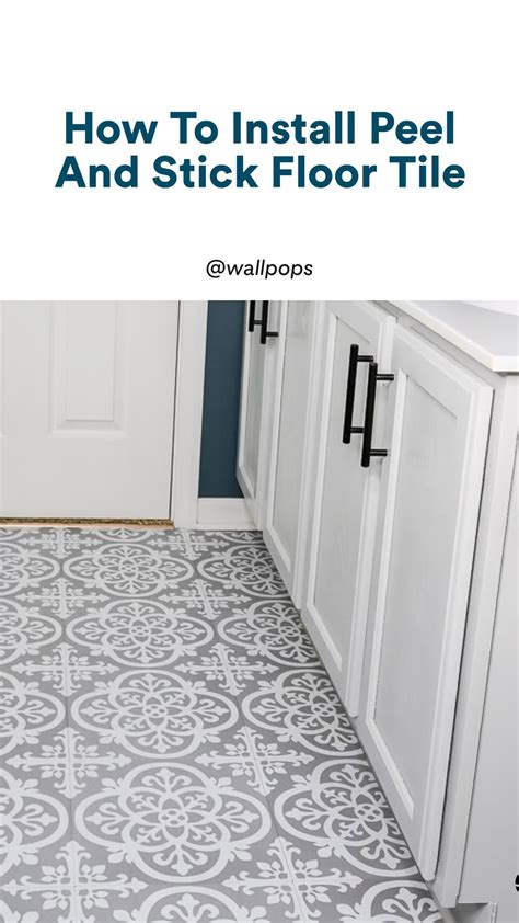 How to install peel and stick floor tile – Artofit