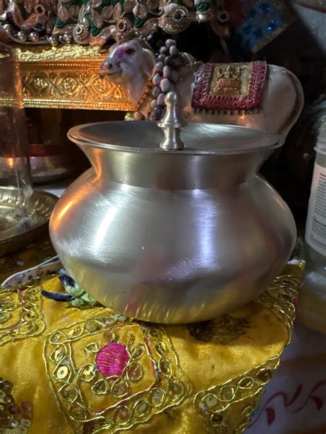 Buy Utensils Masters Kansa Serving Handi Matte Polished Finish Lota ...