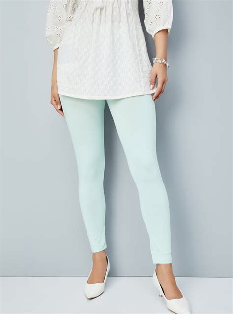 Buy Women Solid Ankle-length Leggings Online at just Rs. 349.0 ...
