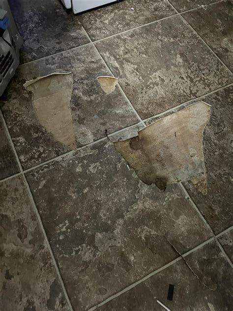 DIYhelp, how would i go about fixing this damaged linoleum(?) floor in ...