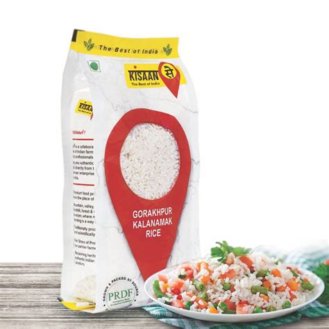 KisaanSay Gorakhpur Kalanamak Rice 2KG | Diabetic Friendly | Aromatic ...
