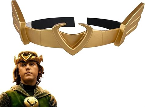 Buy Loki & Sylvie Lady Loki Helmet Horns Cosplay Party Crown Halloween ...