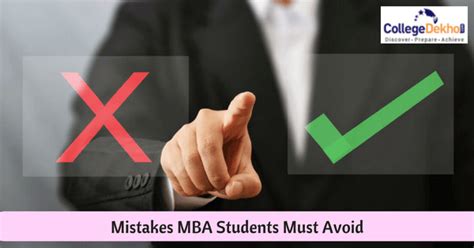 5 Mistakes MBA Students Must Avoid | CollegeDekho