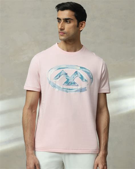 Buy Pink Graphic Regular Fit T-shirt Online at Muftijeans