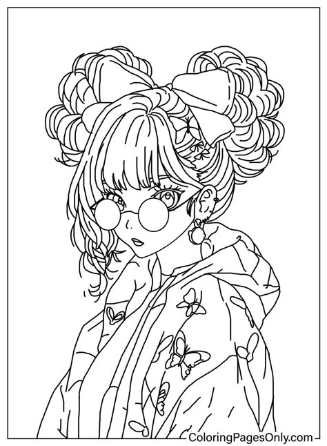 Colouring Pages Girly