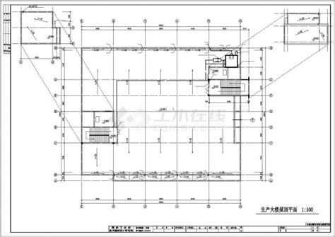 南昌市某工厂4层生产大楼给排水系统设计CAD图纸_工业建筑_土木在线