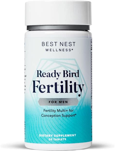Amazon.com: Best Nest Ready Bird Men's Fertility Vitamins for Conception, Mens Prenatal Vitamins ...