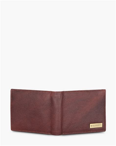 Buy Brown WILDHORN Textured Bi-Fold Wallet | AJIO