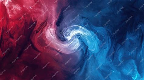 Premium Photo | Abstract picture of two colour between blue and red ...