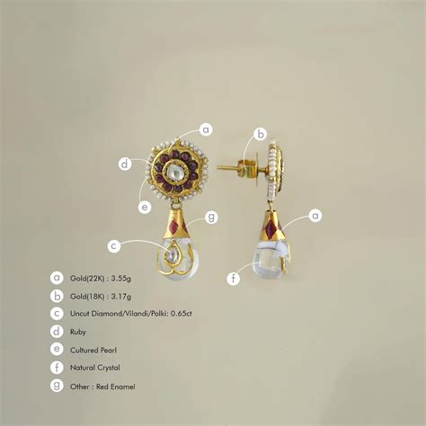 Moi Sara Gold Uncut-Diamond and Ruby Earrings For Sale at 1stDibs | diamond jimikki, ruby sara ...