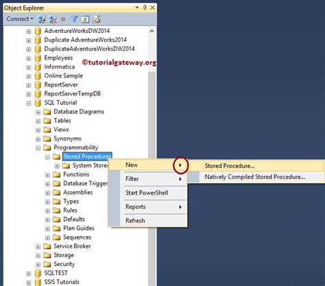 Image result for SQL Stored Procedure Tutorial