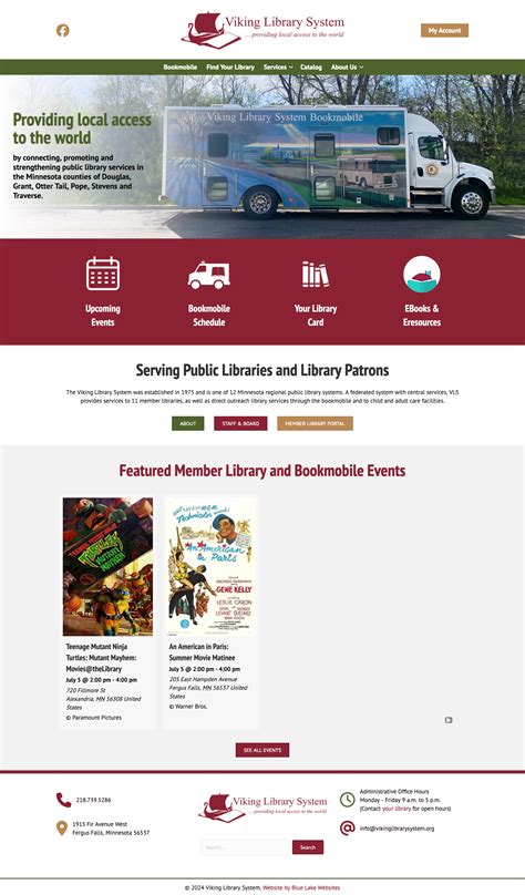 Viking Library System - Blue Lake Websites
