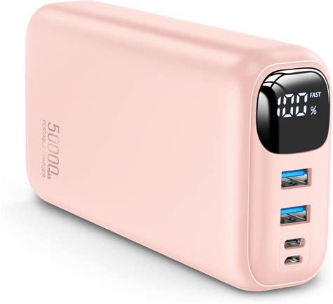 Portable Charger 50000mAh Power Bank - 22.5W Fast Charging External ...