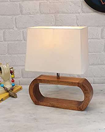 Buy Homesake® Wood Table Lamp French Country Rustic Bedside Desk ...