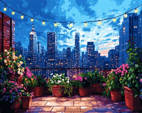 Love Through the Roofs Paint by Number Jumbo Kit – Craftmate