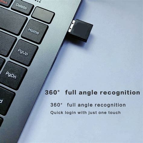 Buy BOOYOU USB Fingerprint Reader Security Key for Windows 10 Dongle ...