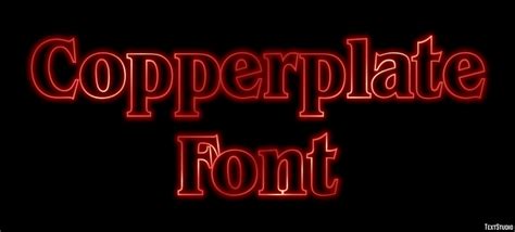 Image result for Copperplate Text