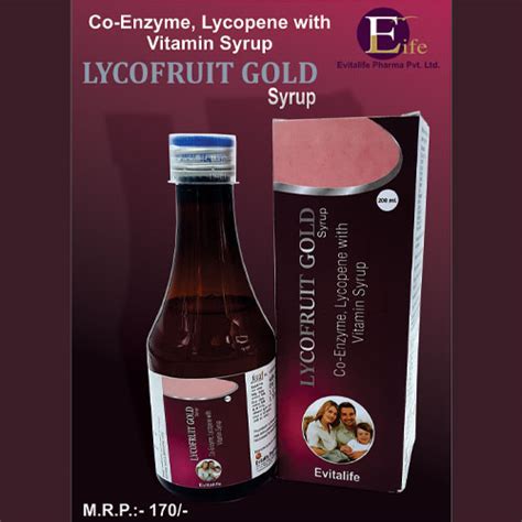 LYCOFRUIT GOLD Syrup Evitalife Pharma Pvt. Ltd.