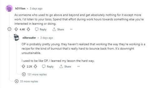 Redditors Applaud A Boss Who Asked His Enthusiastic Employee To Work Less