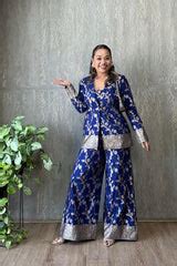 Royal Blue three Piece Coord – Designs By Queen Bee