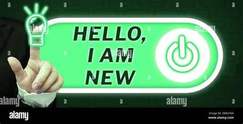 Image result for Hello I AM Sign