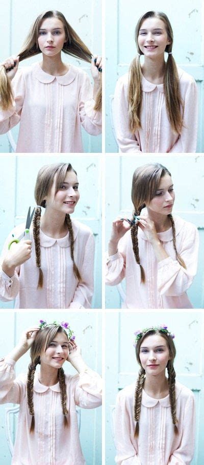 Image result for Fishtail Braid Pigtails Tutorial
